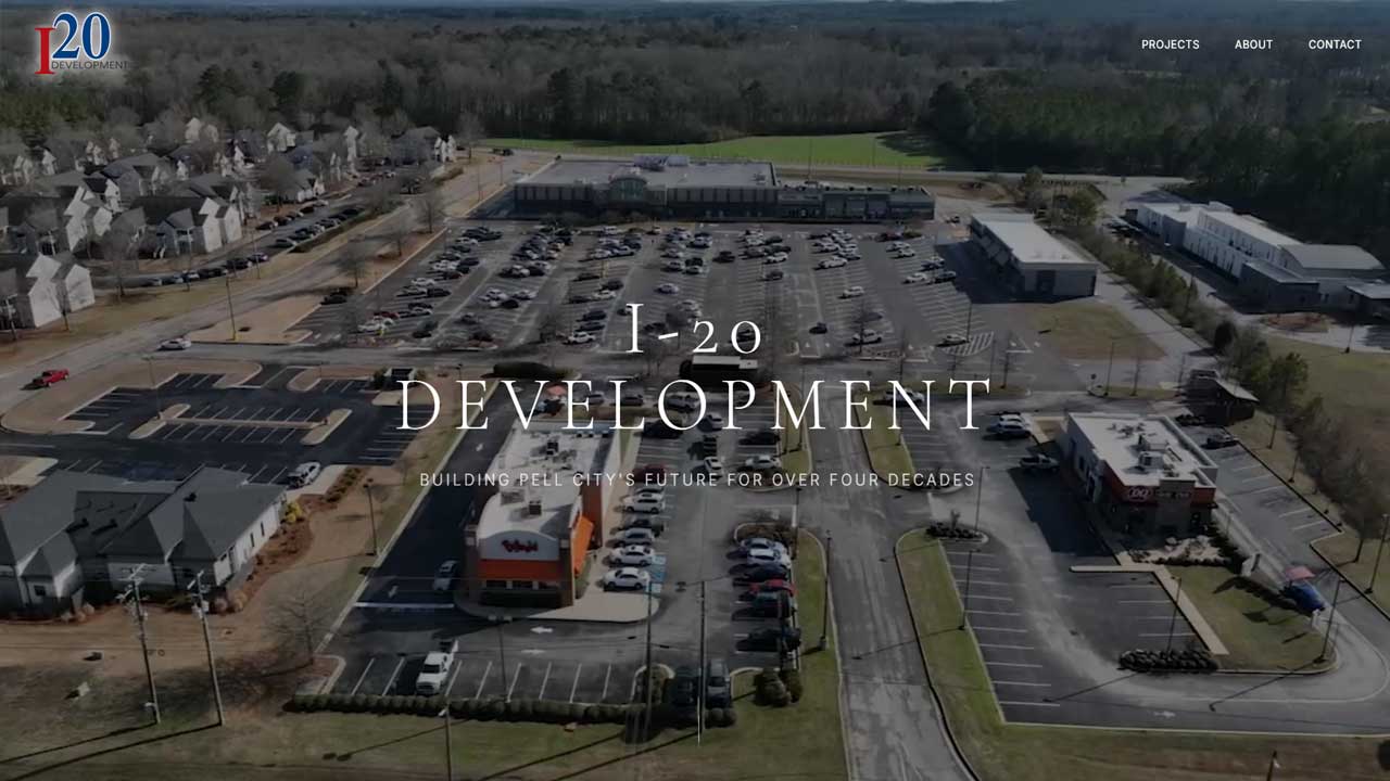 I-20 Development website screenshot